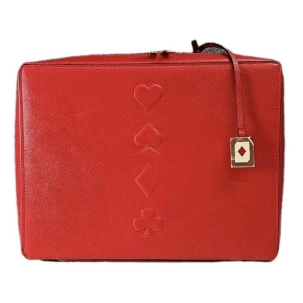 Estee Lauder Makeup Train Case Ace Of Diamonds Spade Travel Cosmetics Bag Vanity